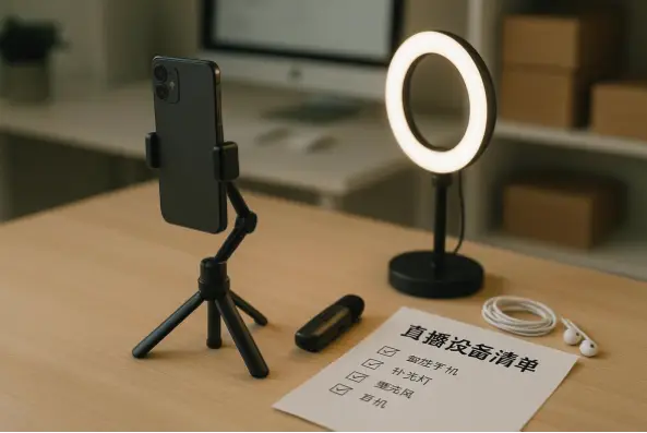 直播app新手需要哪些设备？